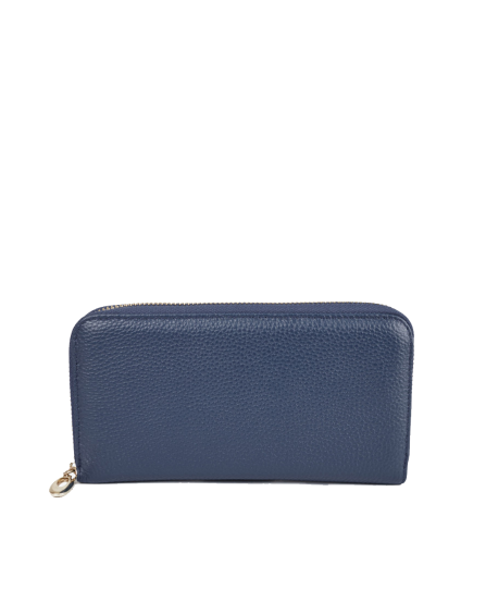 Жіночий шкіряний гаманець 609Blue