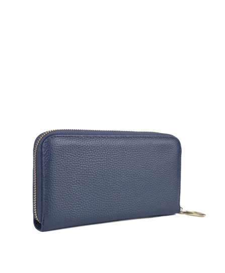 Жіночий шкіряний гаманець 609Blue