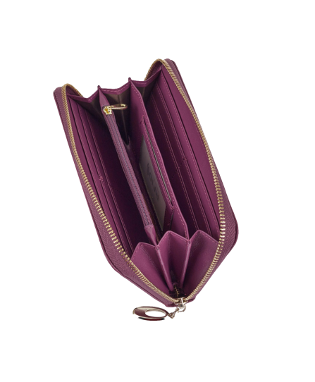 Жіночий шкіряний гаманець 609Purple