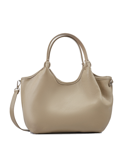 Сумка шкіряна жіноча м'яка 2335 Beige