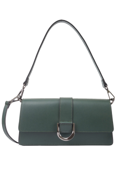 Жіноча сумка багет маленька 8643 Dark Green