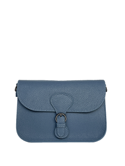 Шкіряна жіноча сумка через плече 3340 Blue