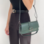 Жіноча сумка багет маленька 8643 Dark Green