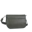 Шкіряна жіноча сумка через плече 3340Dark green
